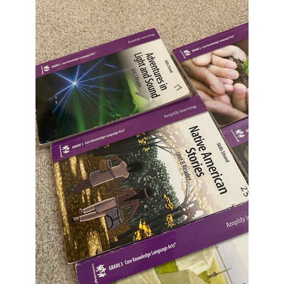 Core Knowledge Grade 3 language arts textbooks set/5 homeschool English - Picture 2 of 4